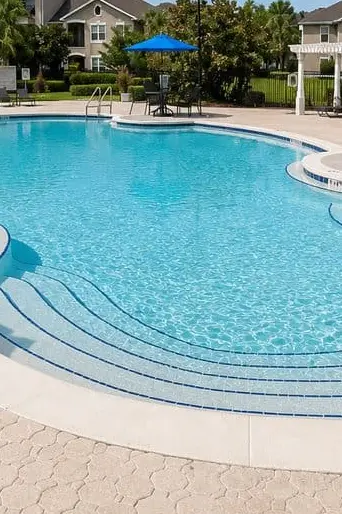 Commercial pool project by Grunit